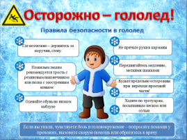 Внимание! Гололед и сосульки! Внимание! Гололед и сосульки!.